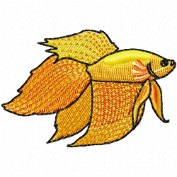 Fishes Embroidery Design 12 Fishes Embroidery Design 12